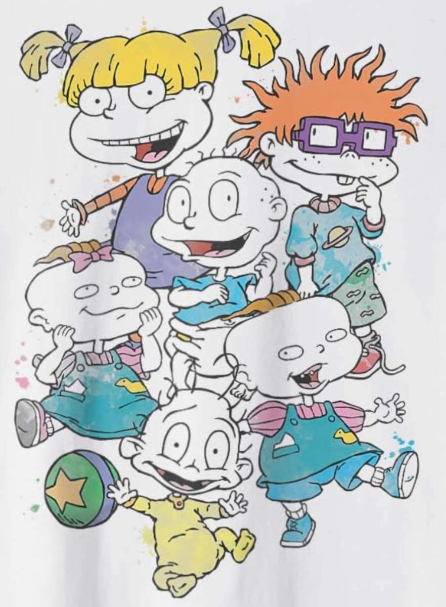 Zdjęcie grupowe Nickelodeon Rugrats z uśmiechem❤️❤️❤️ puzzle online