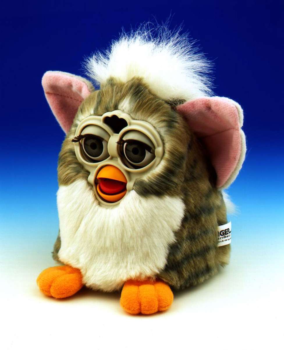 Furby, stary puzzle online