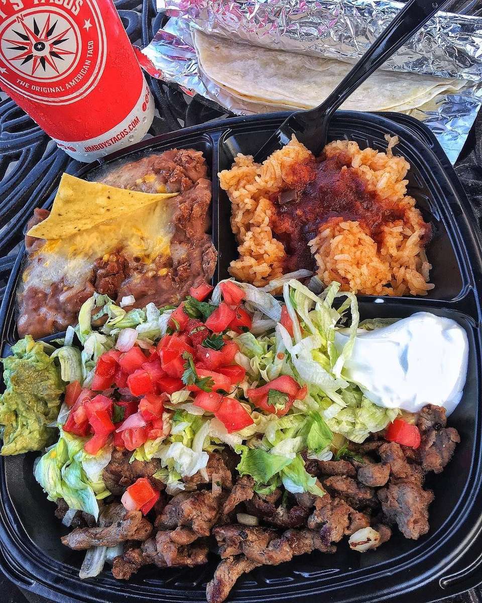 Meksykańskie jedzenie na lunch puzzle online