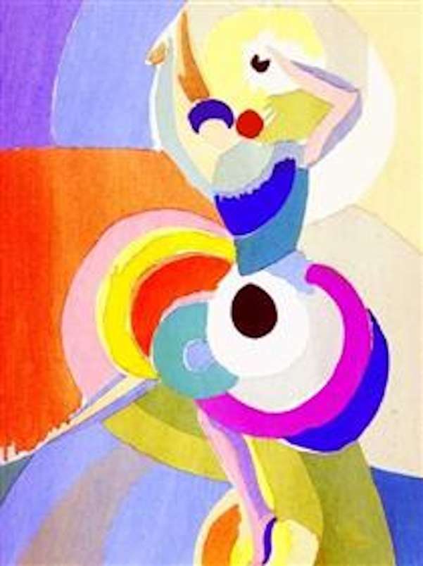 Sonia Delaunay – Tancerka Flamenco 1916 puzzle online