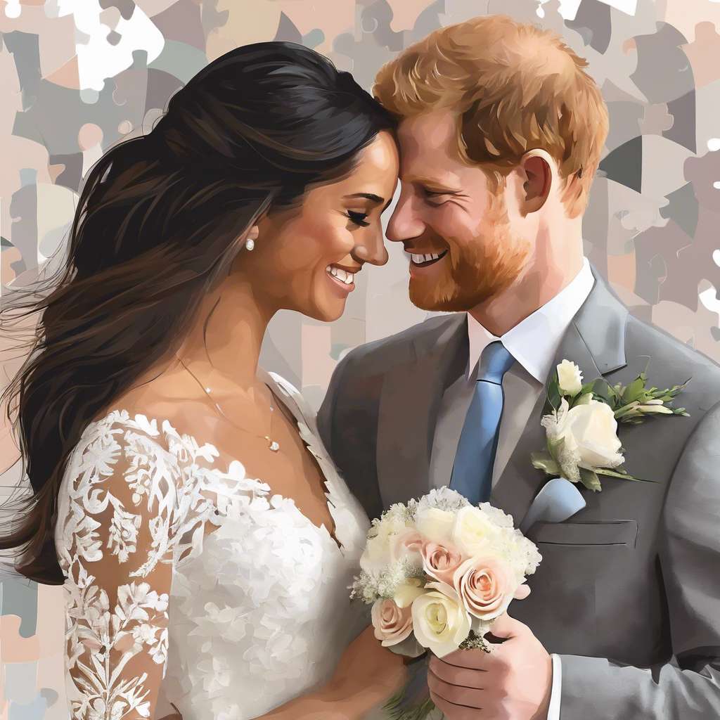 Książę Harry i Meghan Markle puzzle online