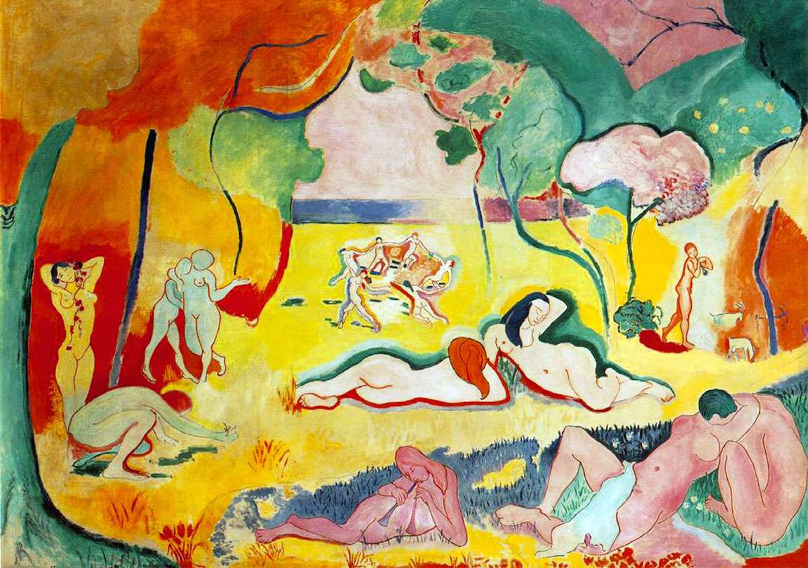 Radość życia według Matisse’a puzzle online