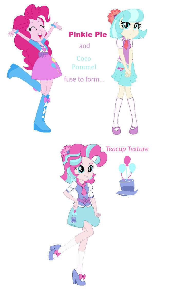 Pinkie Pie and Coco Pommel Fusion by BerryPunchrul puzzle online