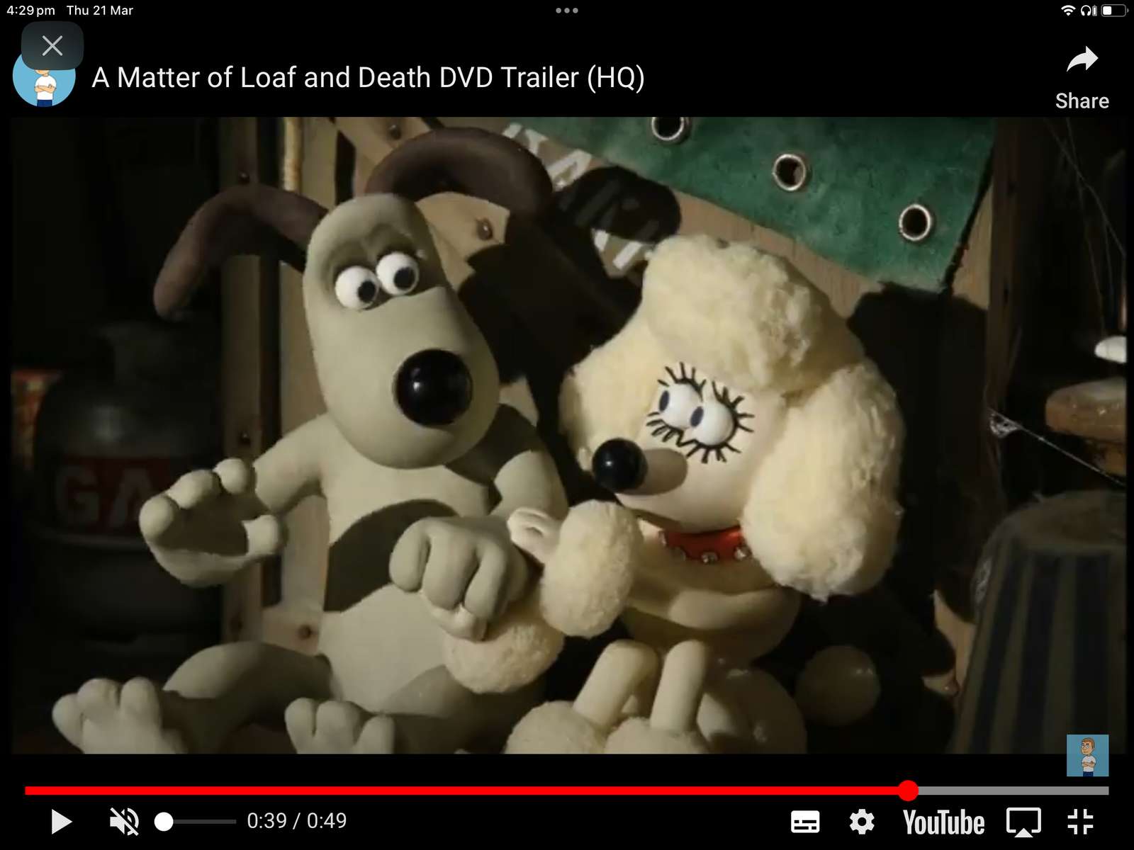 Wallace i Gromit to sprawa bochenka chleba i śmierci puzzle online