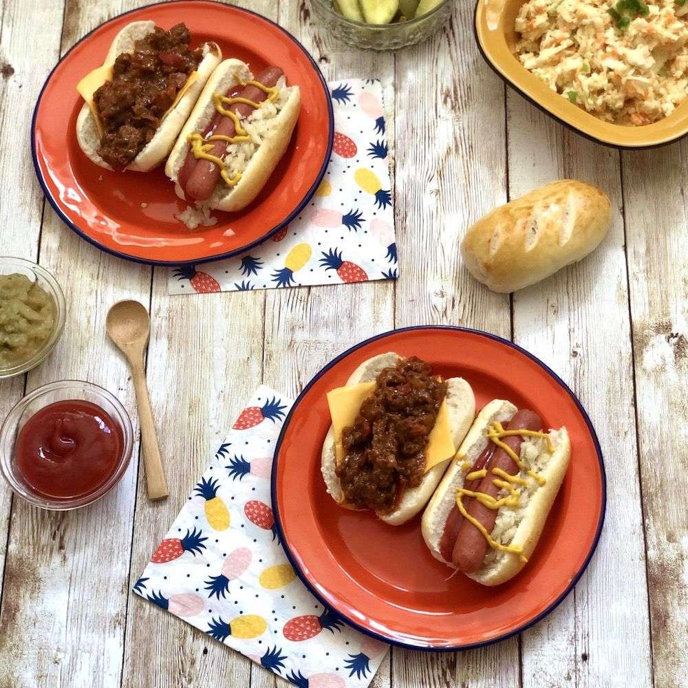 Hot dogi na obiad puzzle online