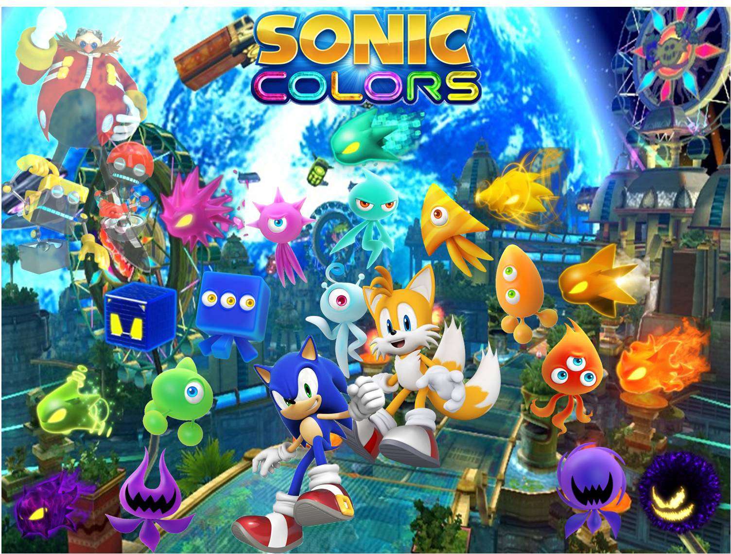 Sonic Colors puzzle online