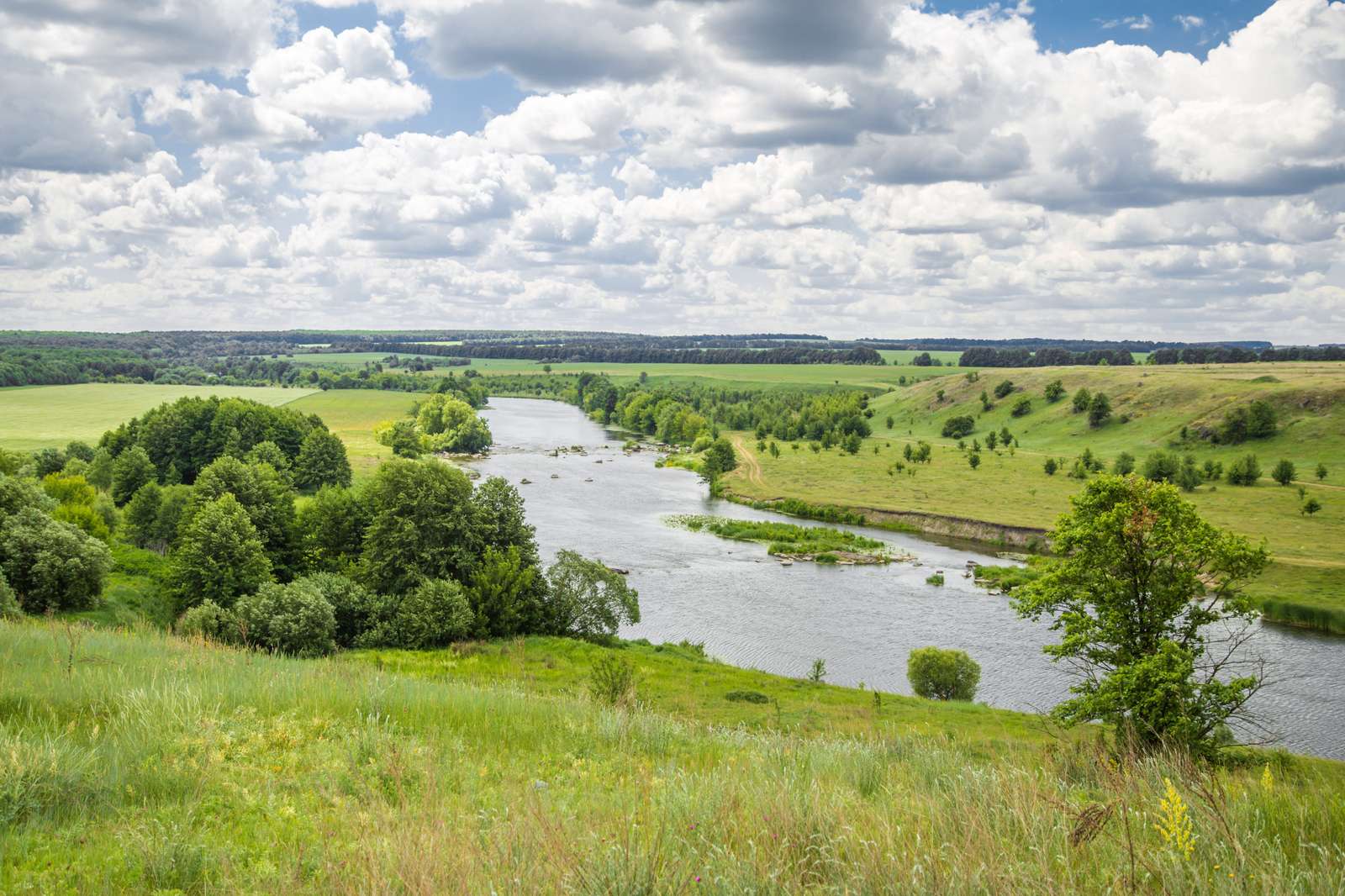 Piękna rzeka na Białorusi puzzle online