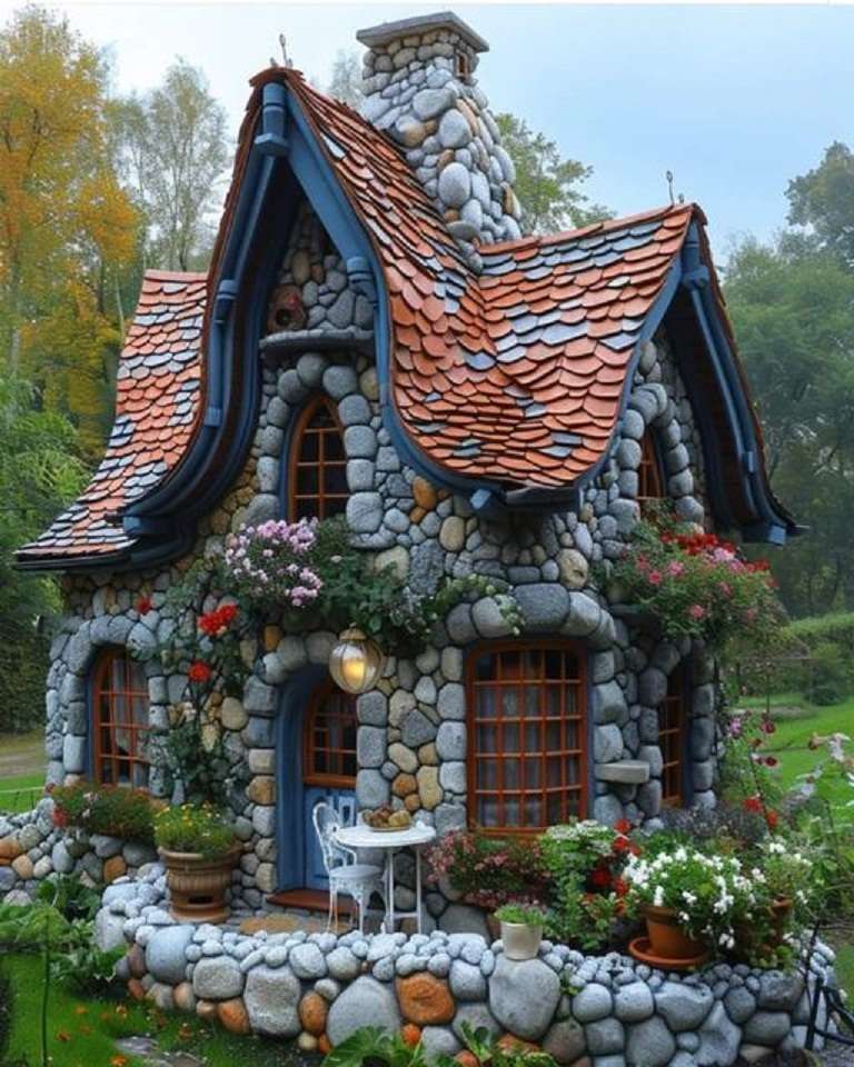 Dom z kamienia puzzle online