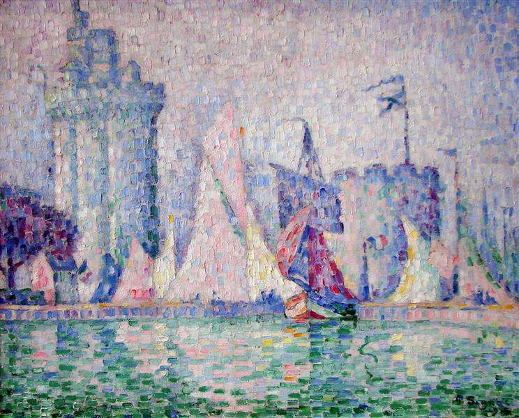 Paul Signac: Port w La Rochelle, 1915 puzzle online