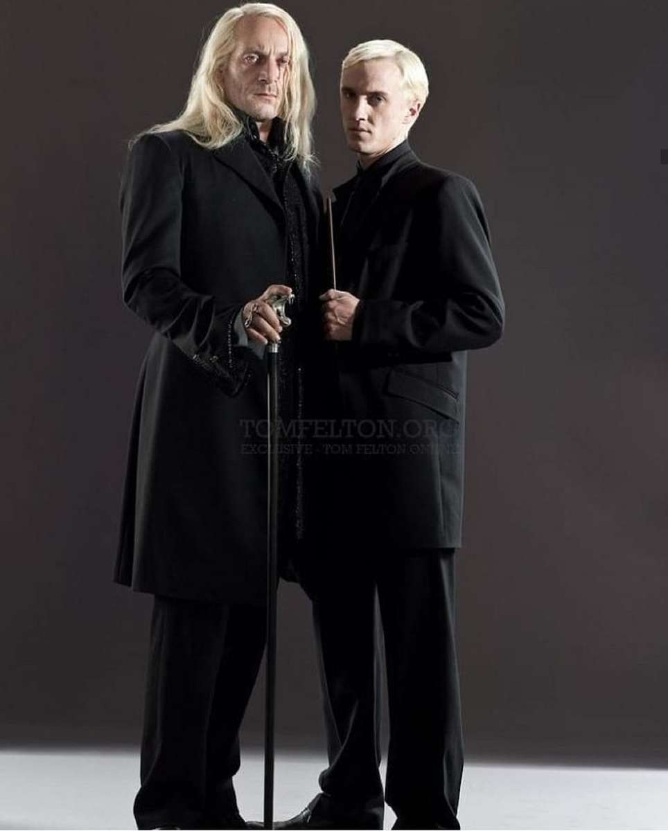 Lucjusz i Draco Malfoy puzzle online