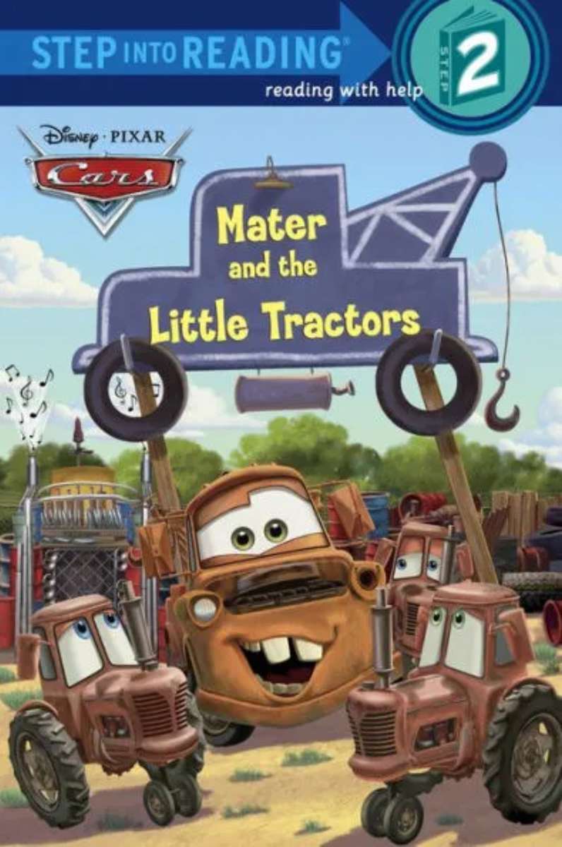 Mater i małe traktory (okładka książki) puzzle online