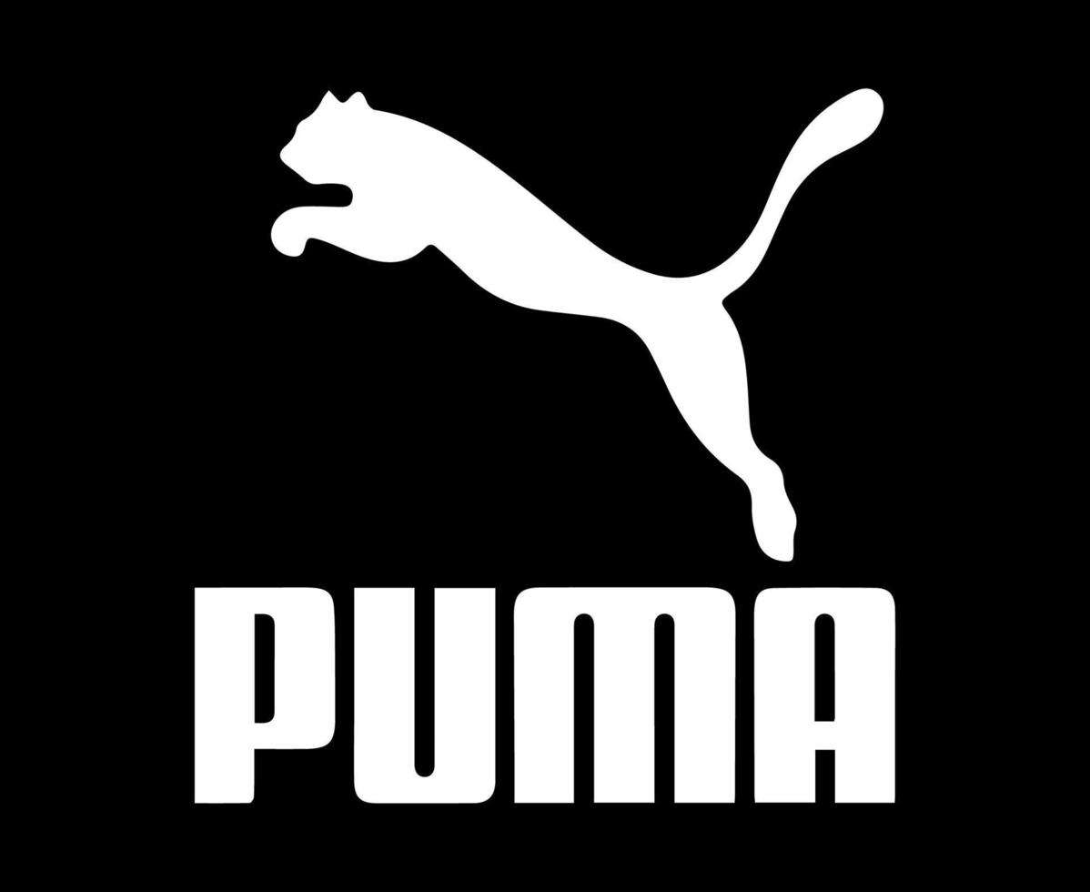 Logo Puma czarno-białe puzzle online