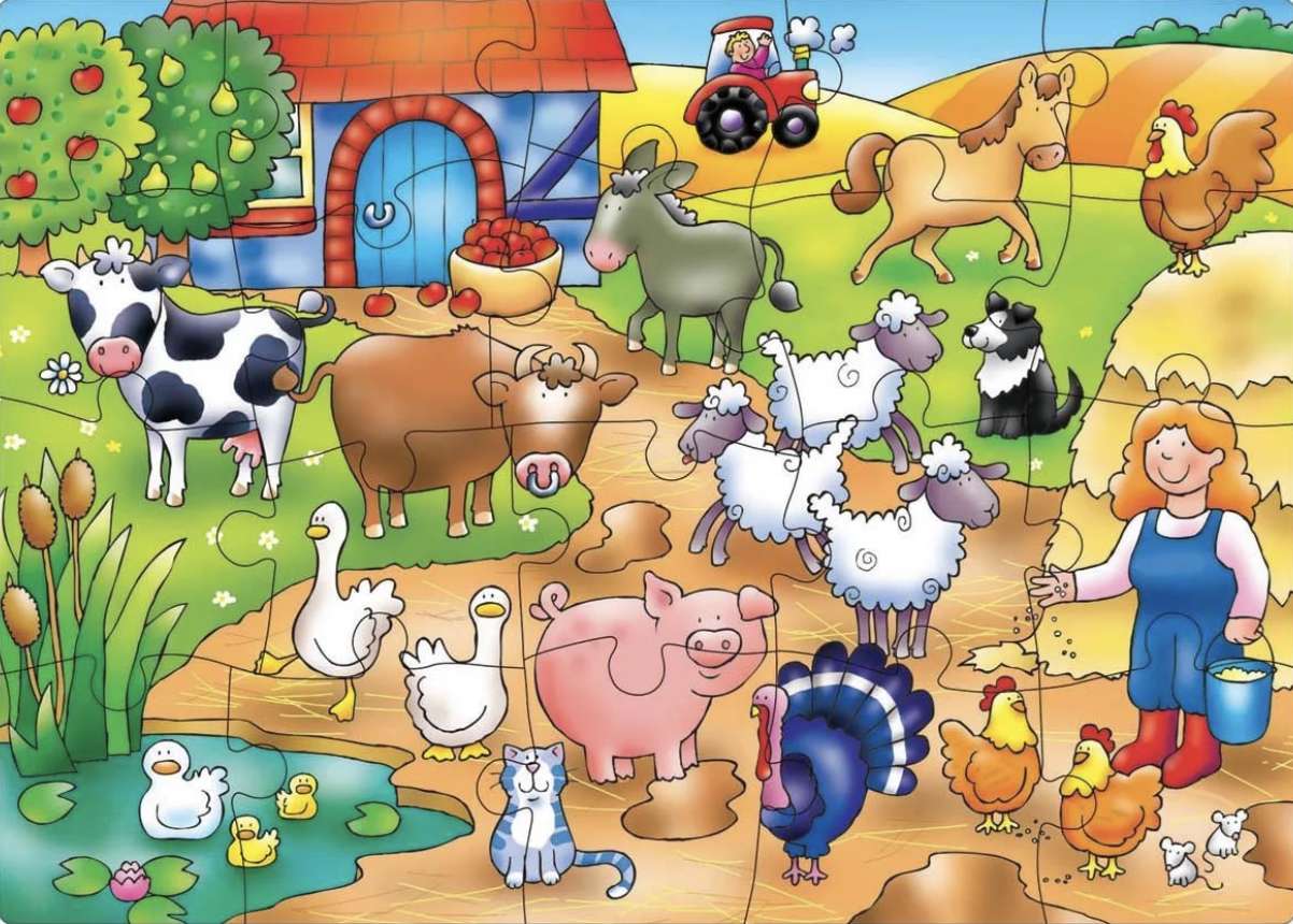 Farma orchard toys puzzle online