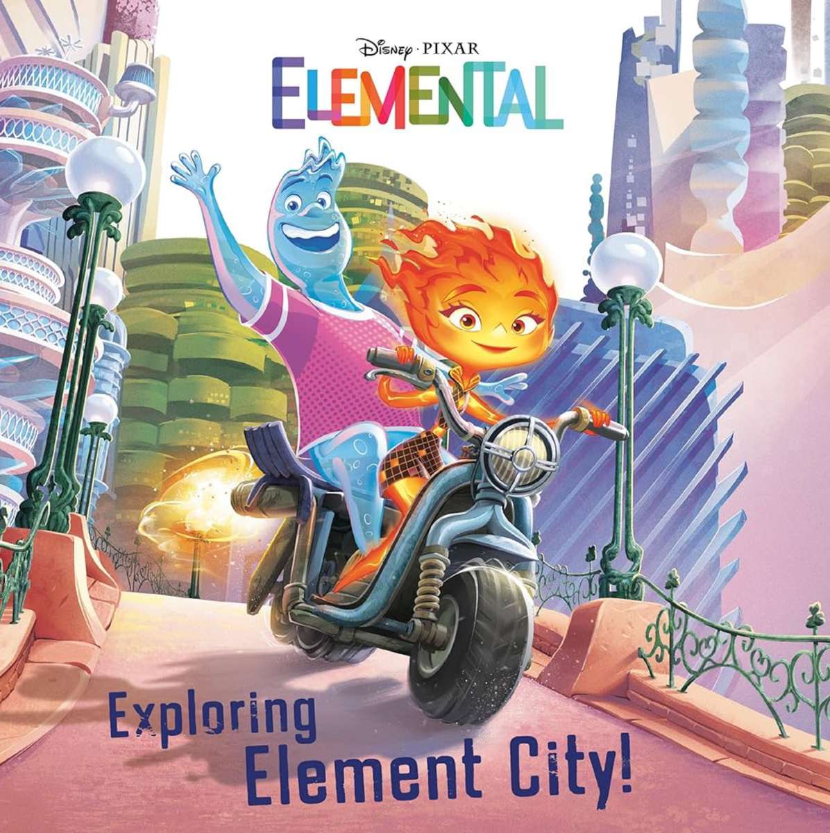 Odkrywanie Miasta Elementów! (Zdjęcie z tyłu książki) puzzle online