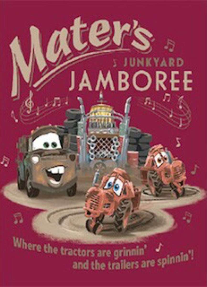Jamboree na złomowisku Mater (plakat) puzzle online
