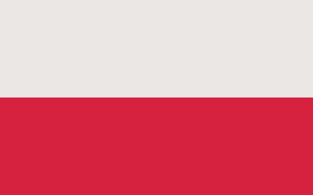 Polska flaga - przedszkole puzzle online