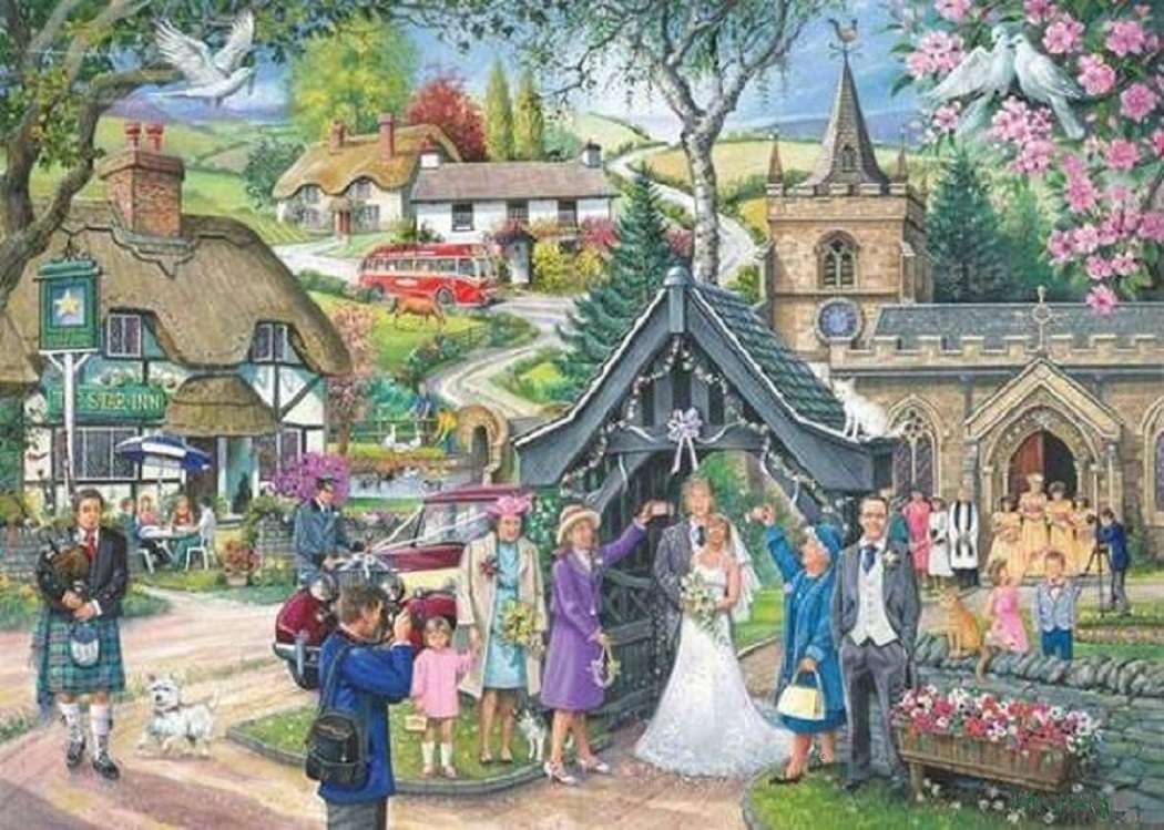 Ślub w Szkocji puzzle online