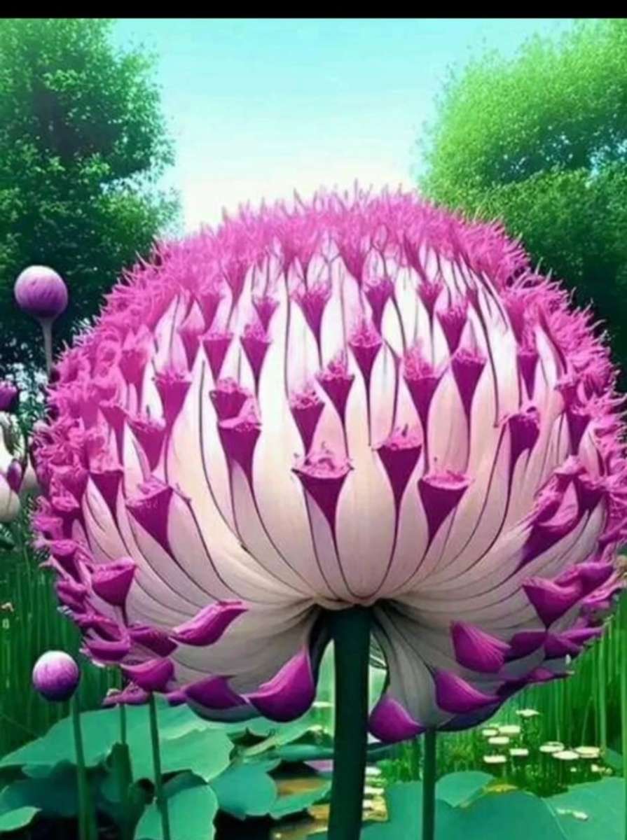 piękny kwiat z bliska puzzle online