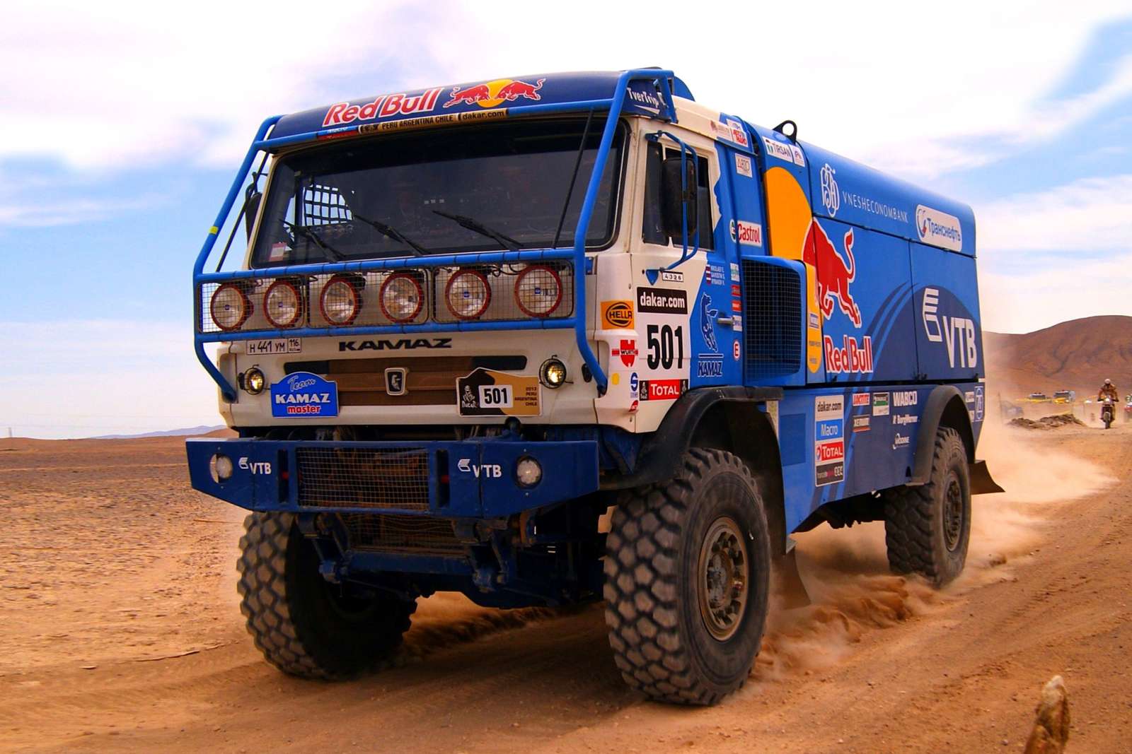 Samochód rajdowy Kamaz-Dakar-2880x1920 puzzle online