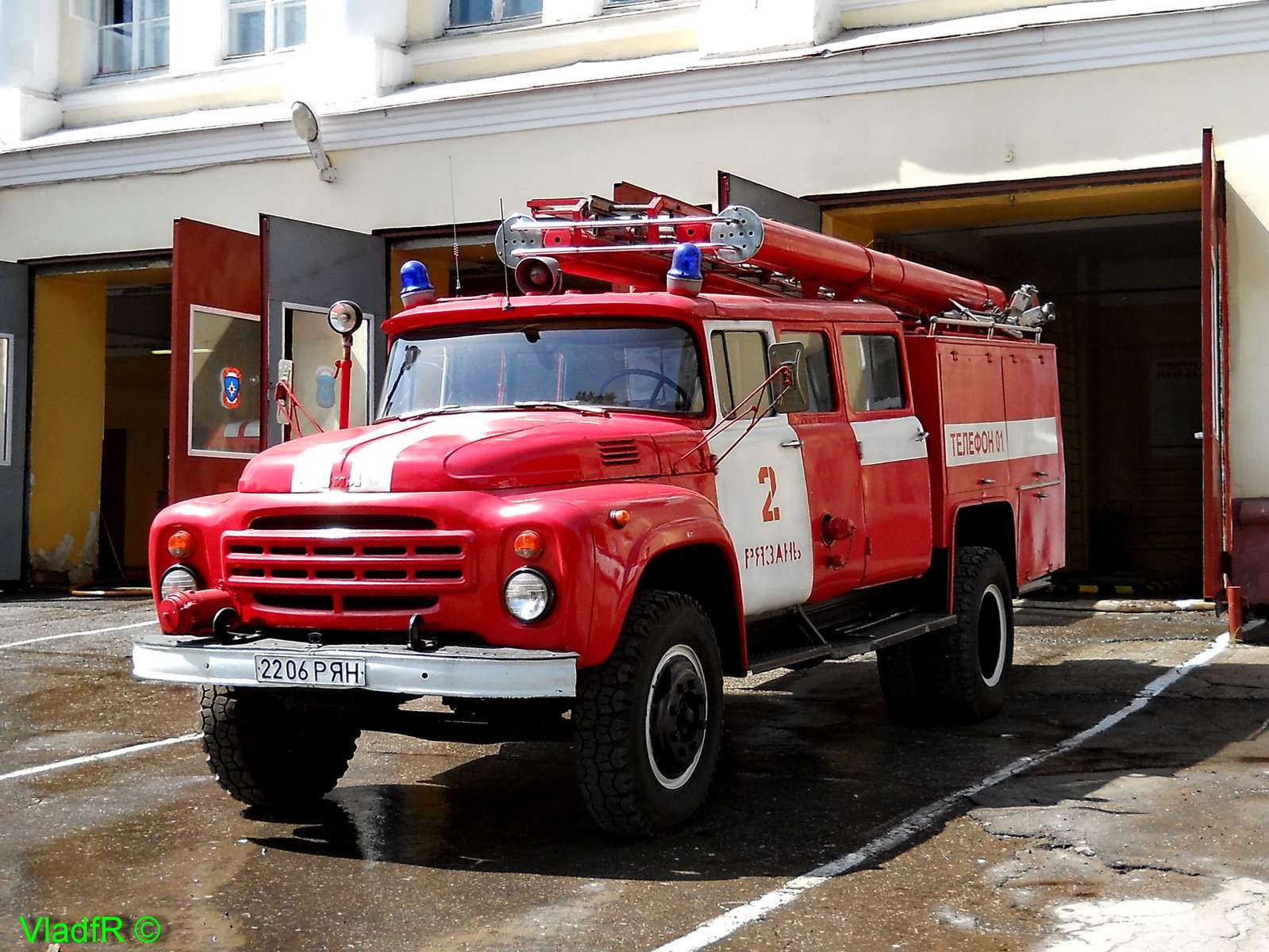 ził-130-pożarnaja-maszyna puzzle online