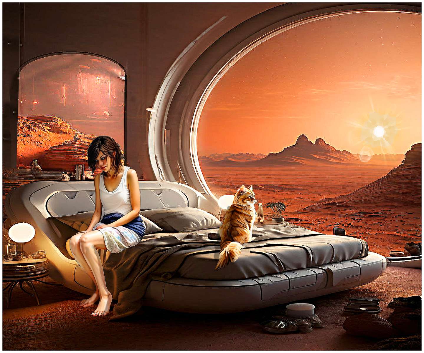 Życie na Marsie puzzle online