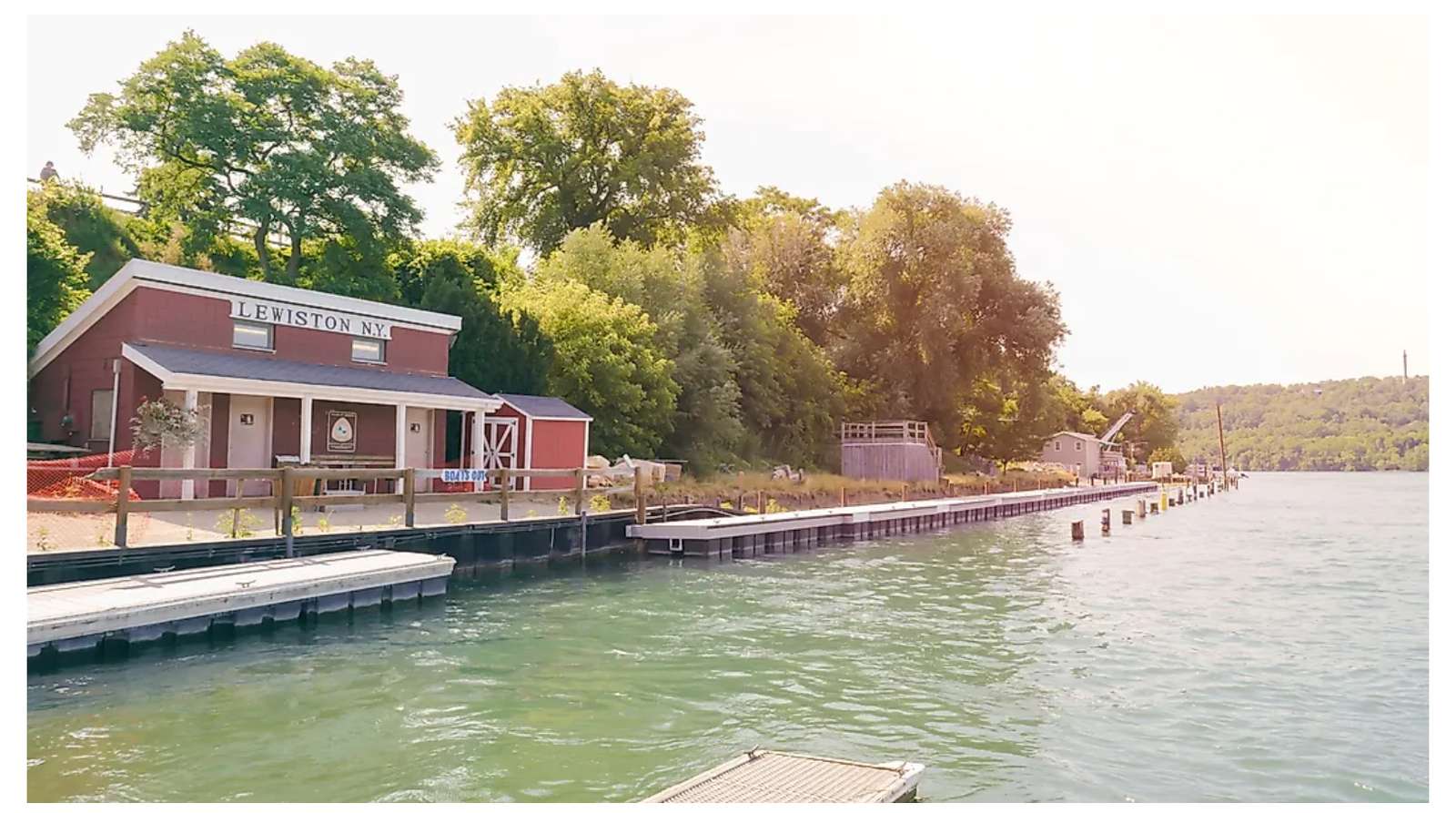 Lewiston Boathouse na rzece Niagara puzzle online