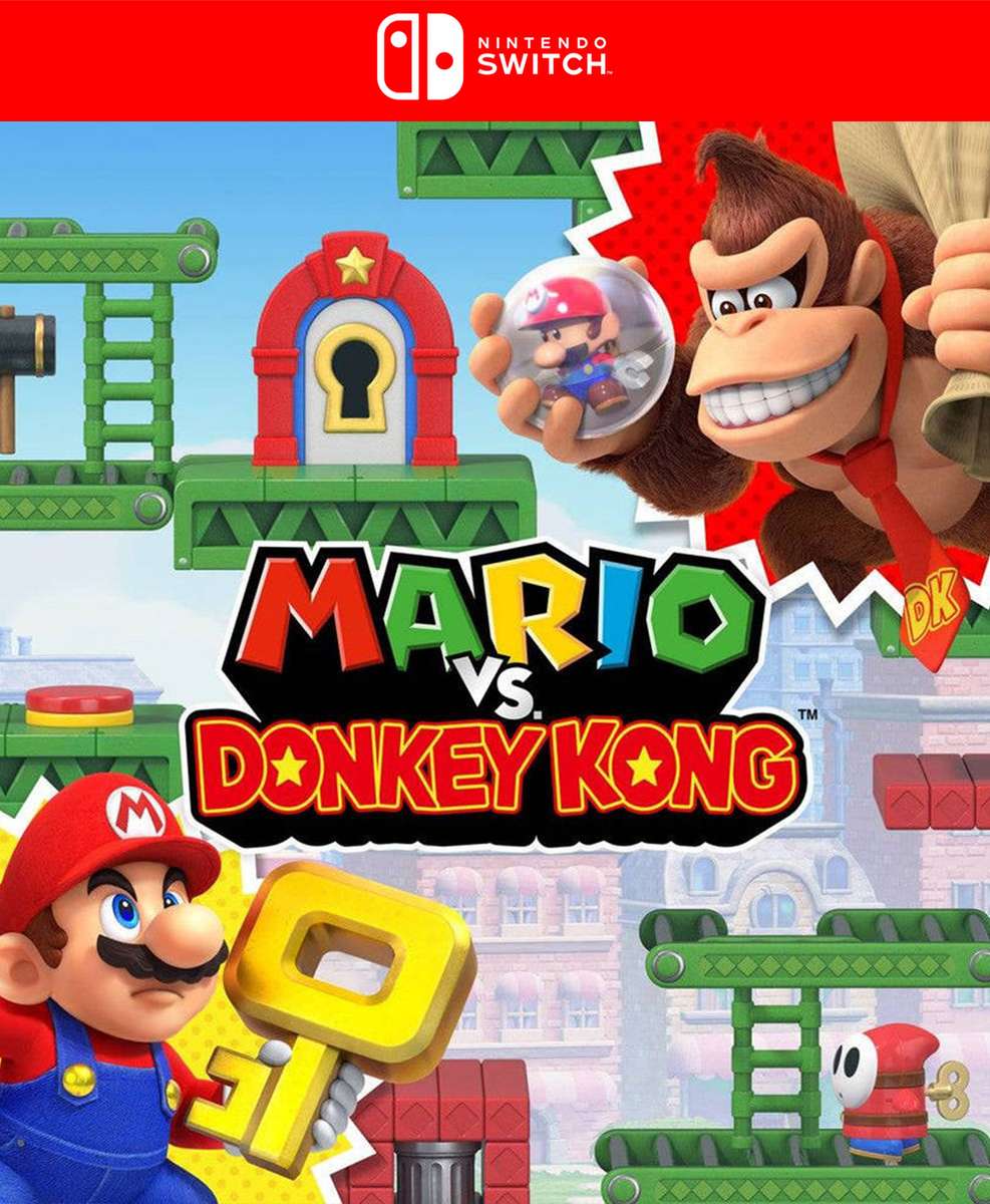 Mario kontra Donkey Kong puzzle online