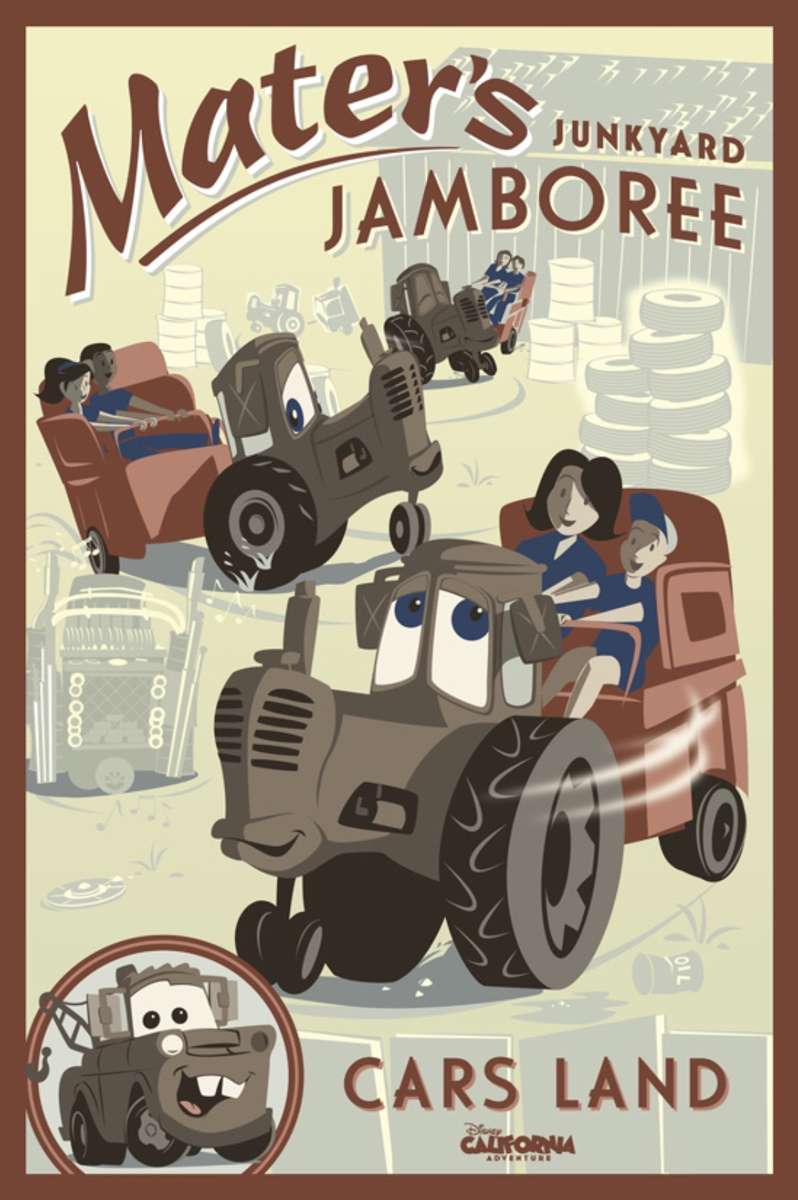 Jamboree na złomowisku Mater (plakat) puzzle online