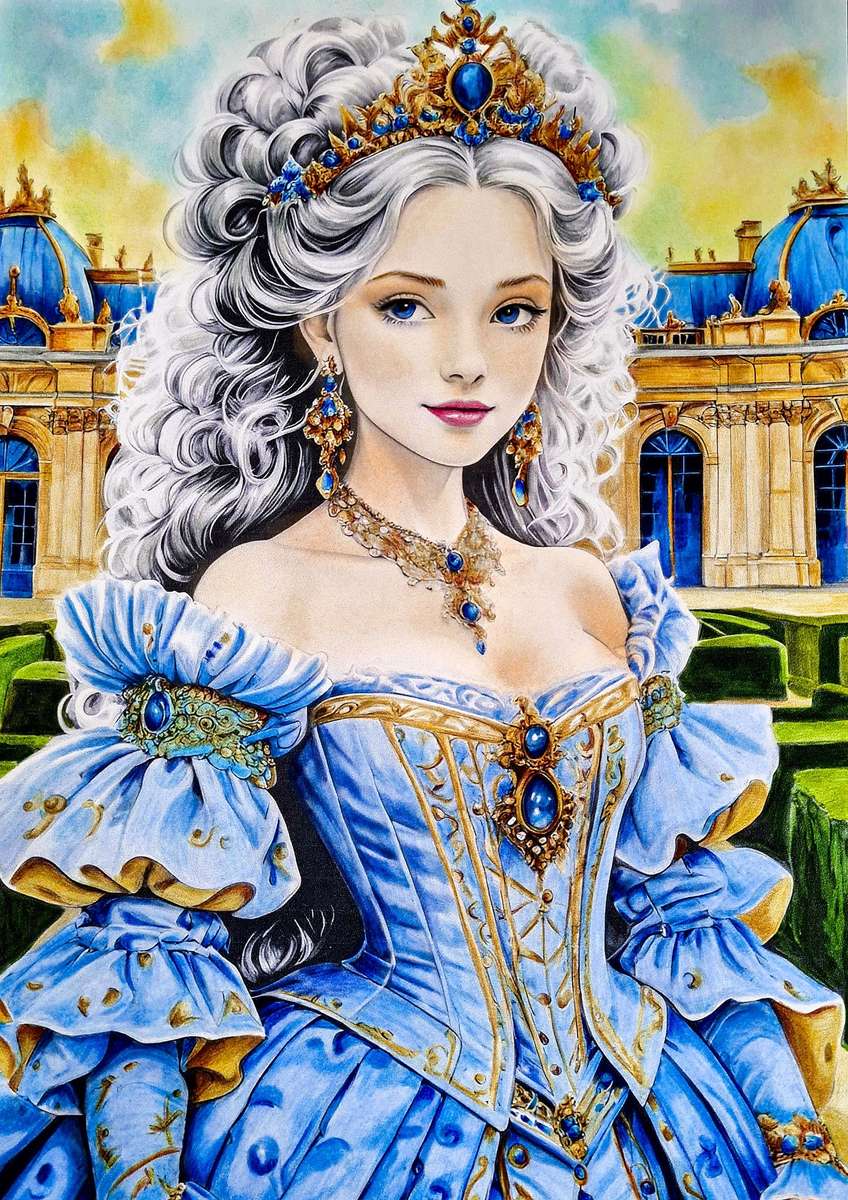 Piękna księżniczka puzzle online