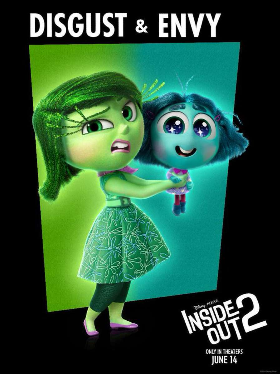 Inside Out 2: Wstręt i zazdrość (plakat) puzzle online