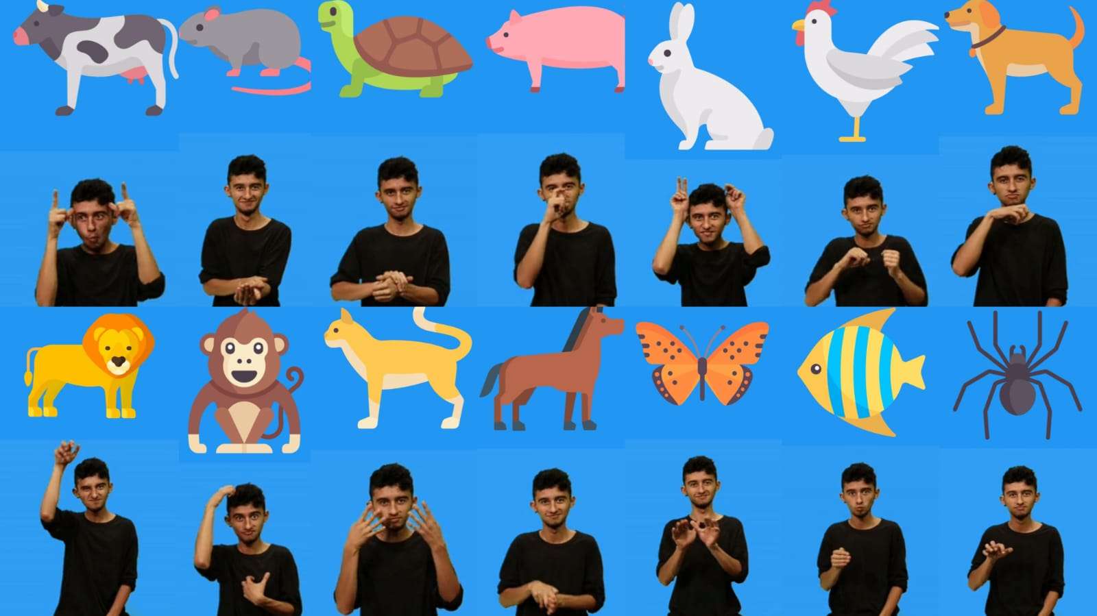 Język migowy puzzle online