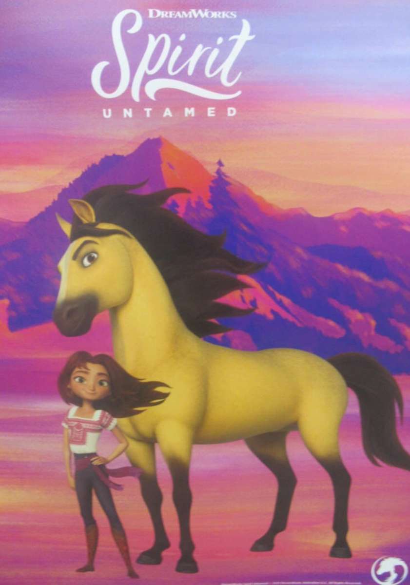 Duch DreamWorks nieokiełznany (plakat) puzzle online