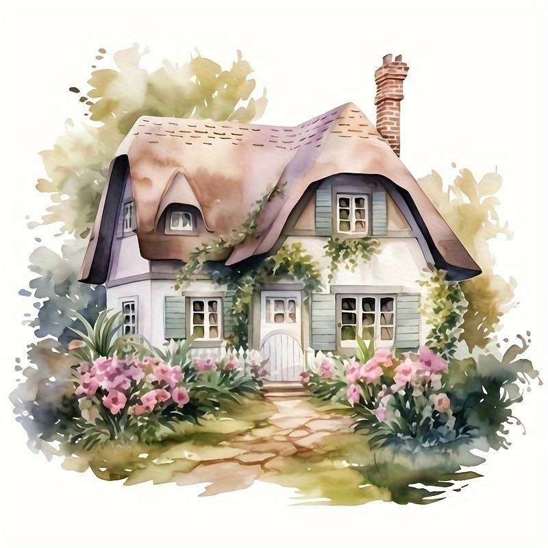 angielski, wiejski dom puzzle online