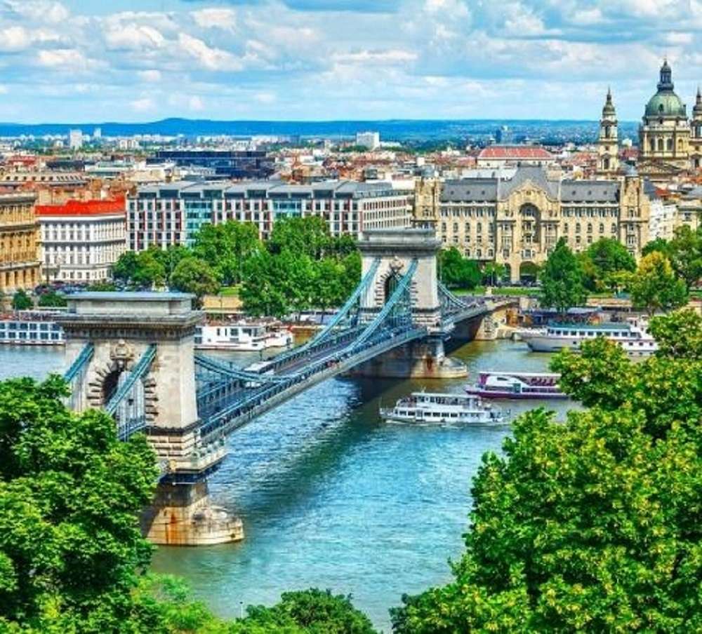 Most Łańcuchowy - Budapeszt - Węgry puzzle online