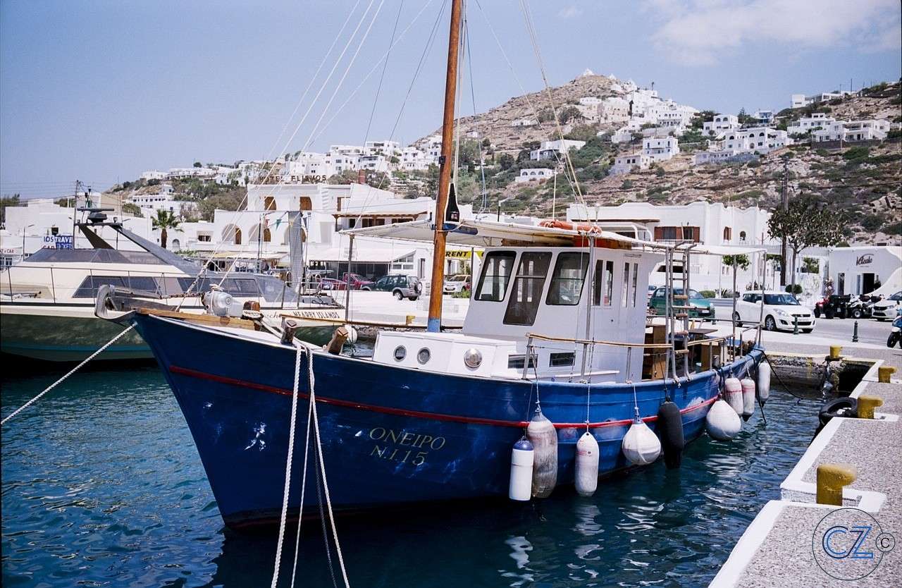 Grecja, port, statki puzzle online
