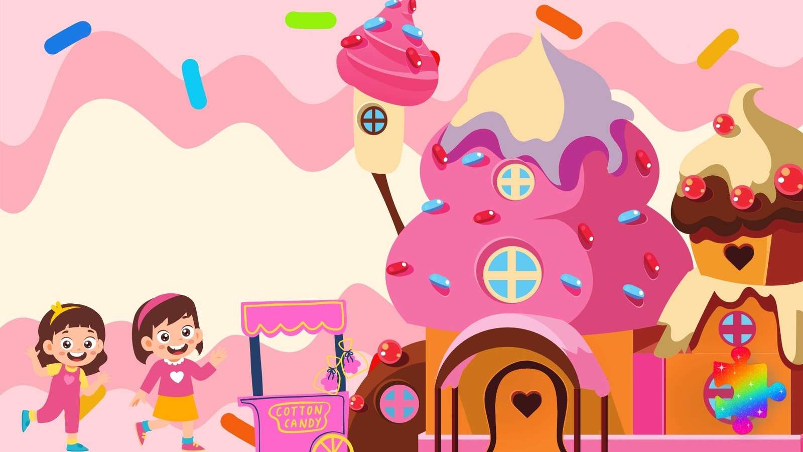 Kraina słodyczy puzzle online