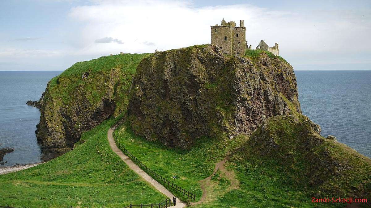 Dunnottar zamek w Szkocji puzzle online