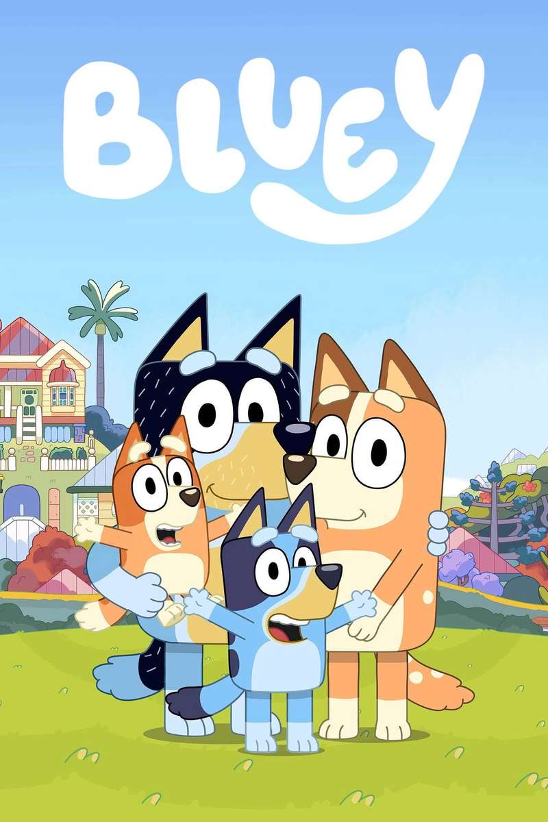 Bluey i jej rodzina puzzle online