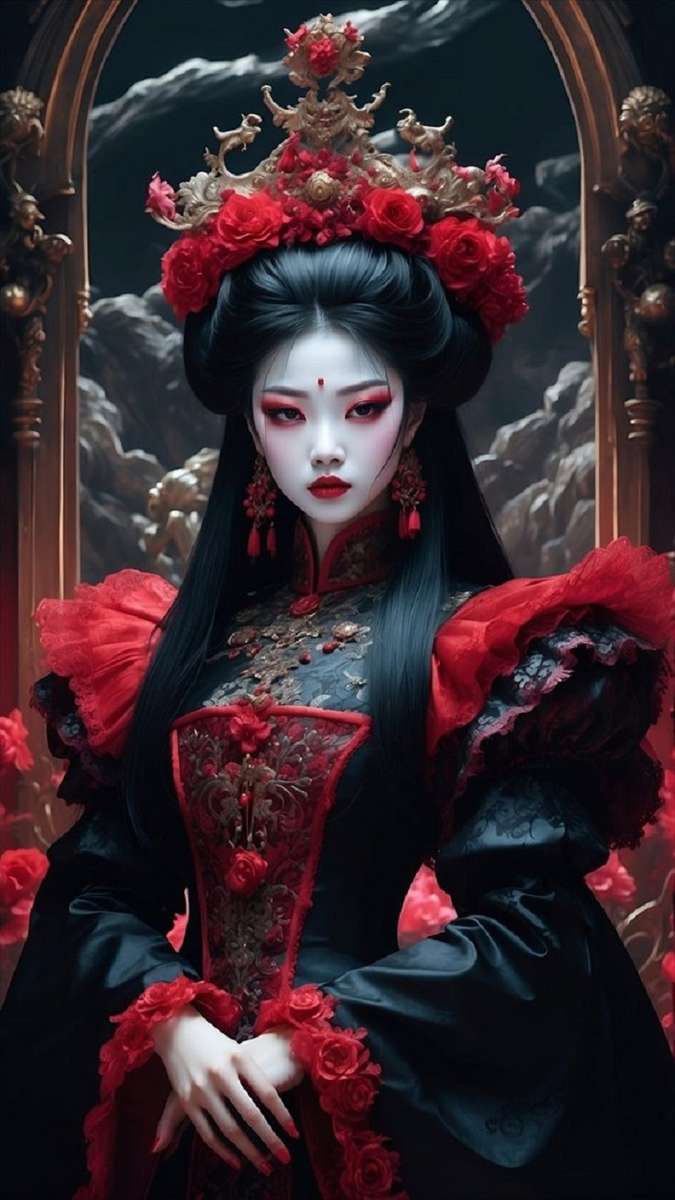 chińska księżniczka puzzle online