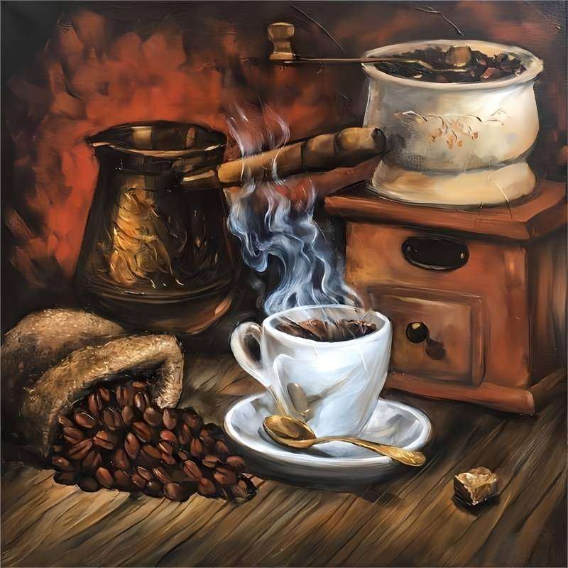 aromat dobrze zaparzonej kawy puzzle online