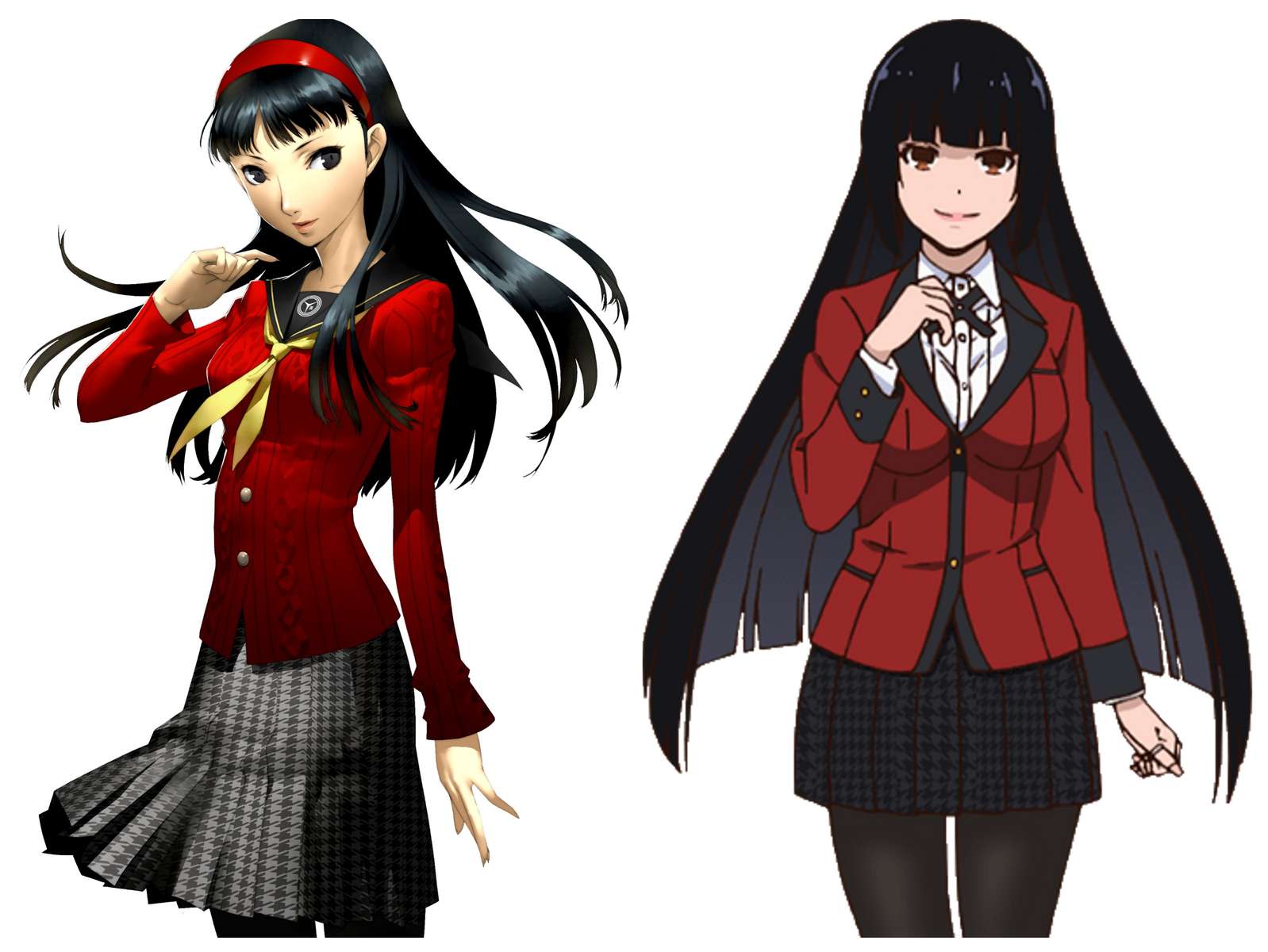 Yukiko Amagi i Yumeko Jabami puzzle online