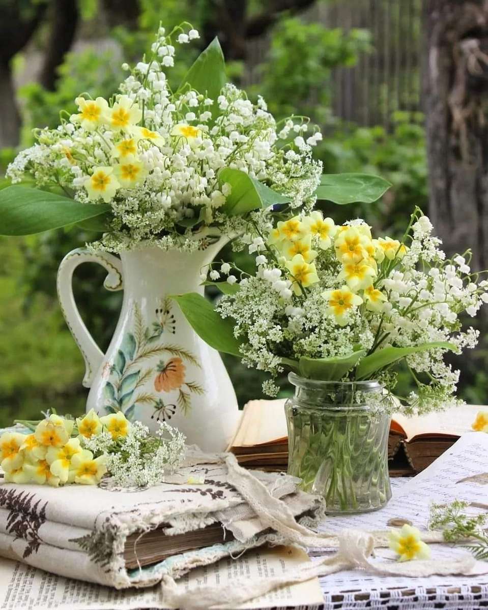Bukiet pachnących kwiatów puzzle online