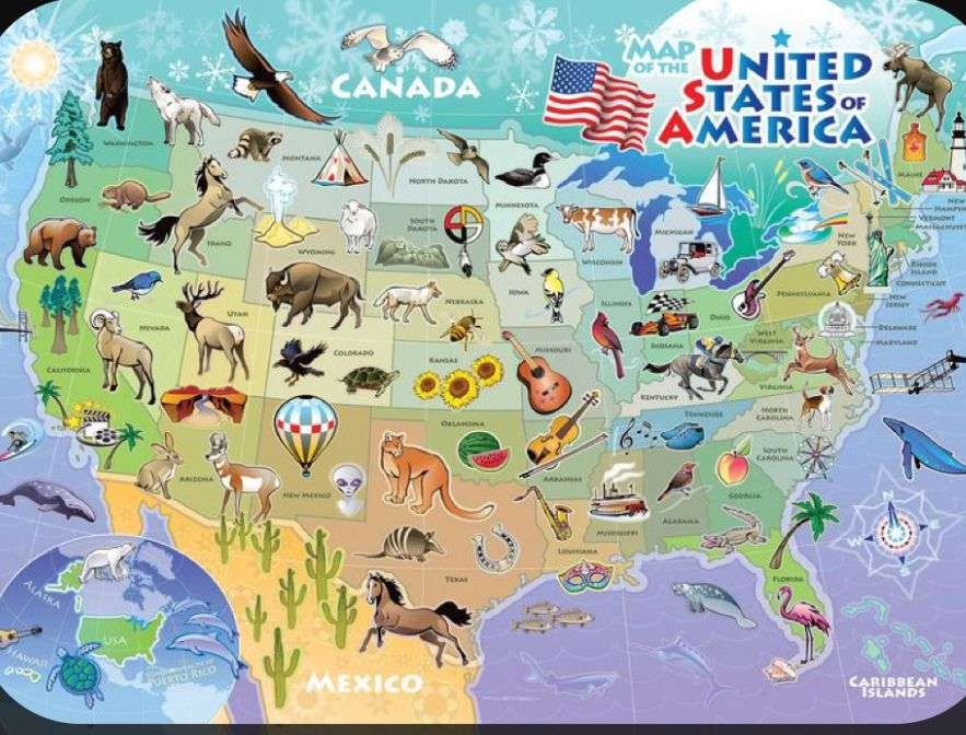 Stany Zjednoczone Ameryki puzzle online