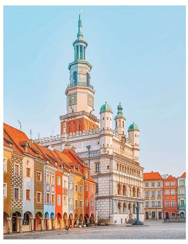 rynek Starego Miasta gdzieś w Europie puzzle online