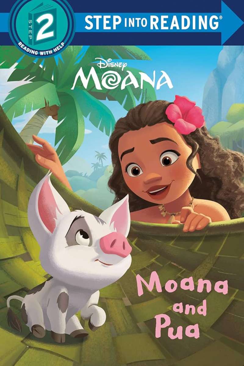 Okładka książki Moana i Pua (Disney Moana). puzzle online