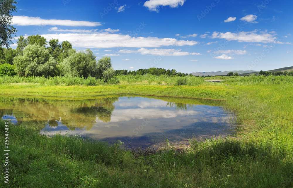Rzeka Jenisej na Syberii puzzle online