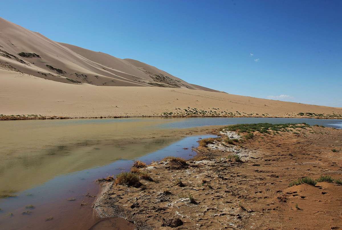 Jezioro na pustyni Gobi puzzle online