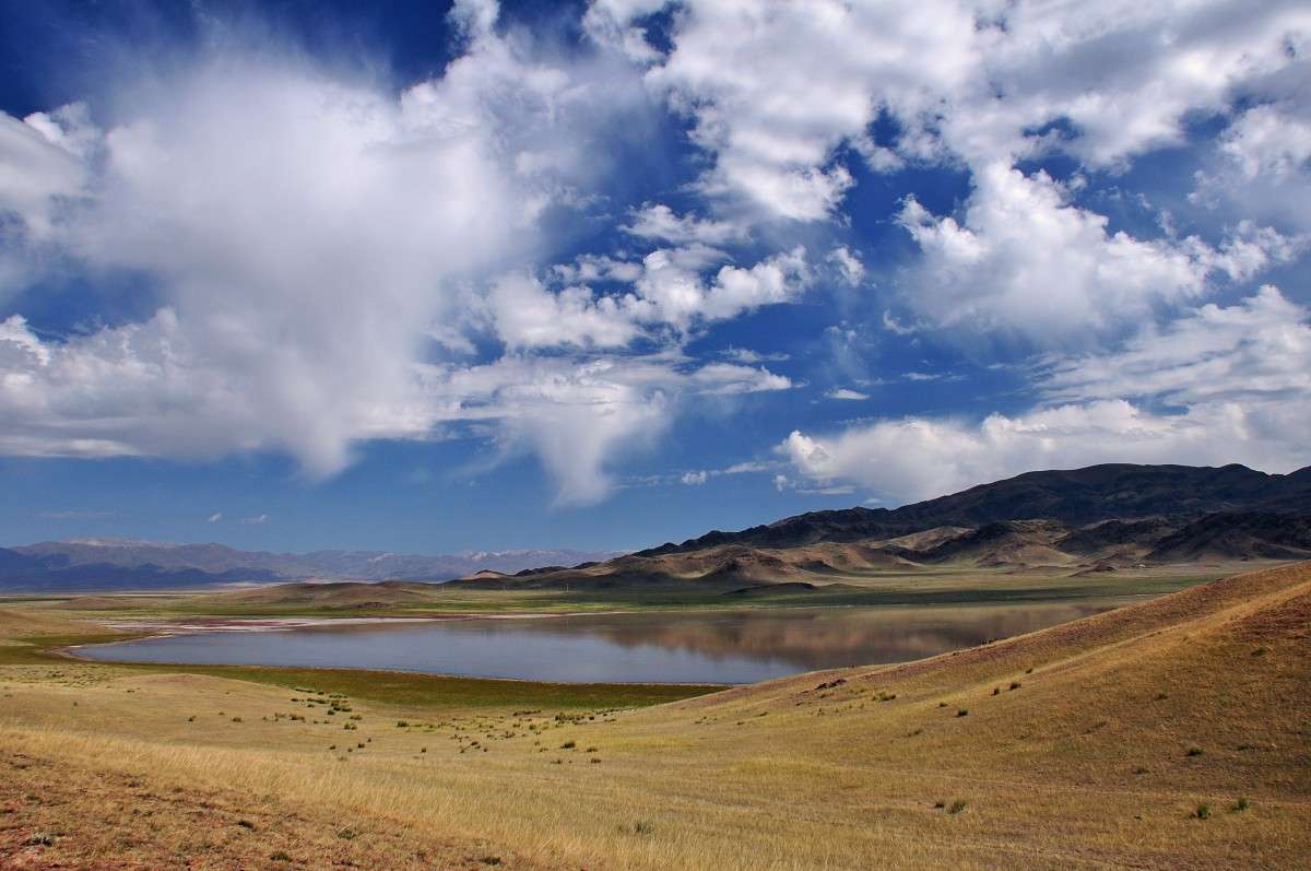 Jezioro w Kazachstanie puzzle online