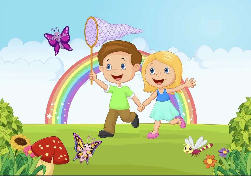„Lato – nadeszło lato – przyniosło dzieciom radość puzzle online