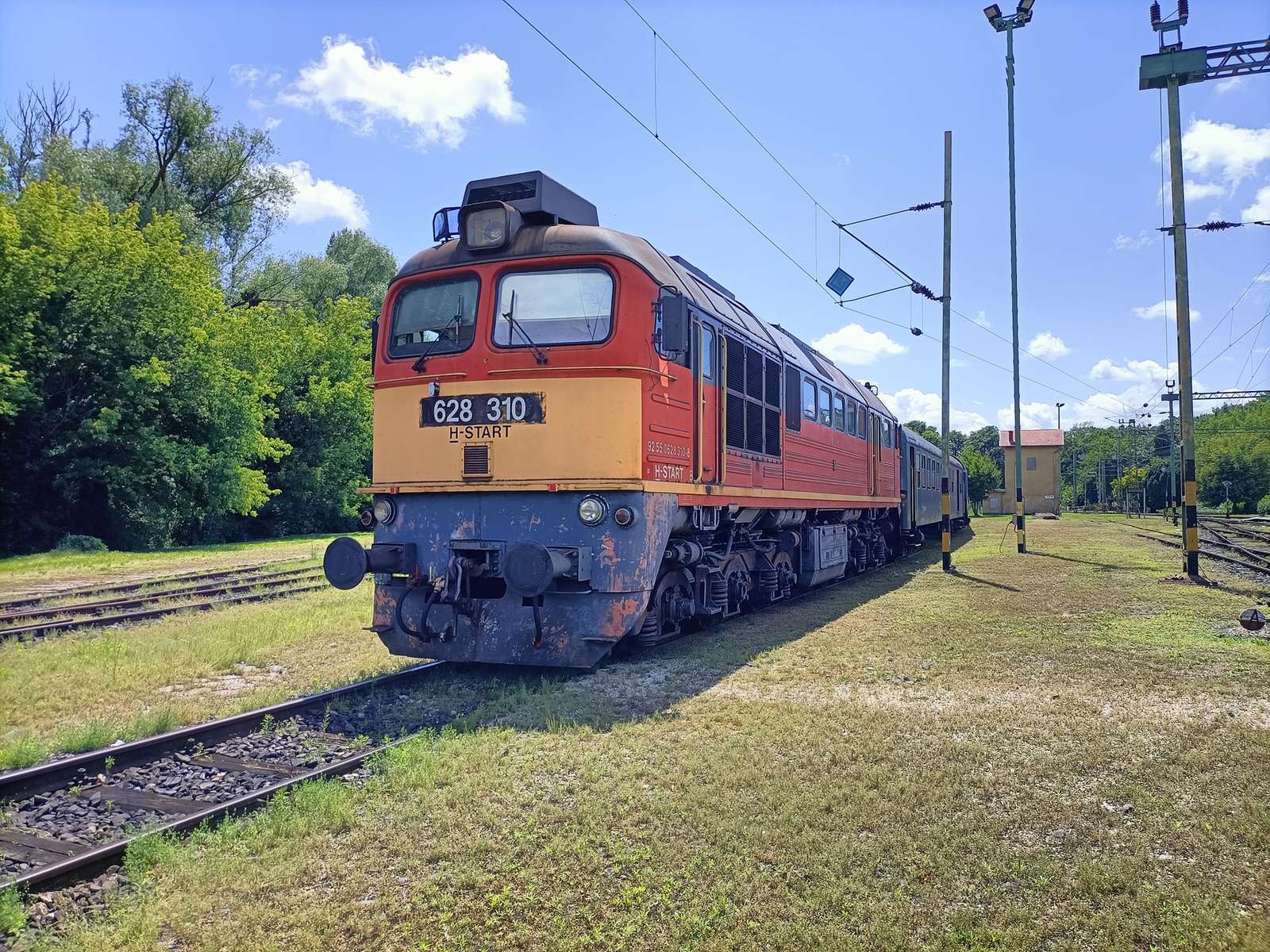 Węgierska lokomotywa puzzle online